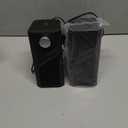 LENRUE Computer Speakers for Desktop PC with Easy Knob, Clear Powerful Sound, Touch Lights, Plug and Play for Computer Desktop PC, Monitors, Laptop (USB & AUX)