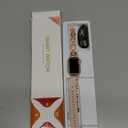 Smart Watches for Women,Fitness Trakcer with Bluetooth Call, Heart Rate/Sleep Monitor/Calories/Blood Pressure,130+ Sports Modes 1.47'' Smartwatch for Android iPhone,IP68 Waterproof,2 Bands,Rose Gold