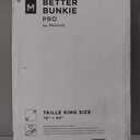 Meliusly Low Profile Bunkie Board King Size (76x80) - Non-Slip Breathable Bed Support Board for Slatted Bed Frame, Anti-Sag Under Bed Support, Noise Minimizing Moisture Resistant Bed Board