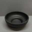 Large Decorative Resin Bowl, Modern Handicraft Bowls for Home Decor, Decorative Fruit Bowl for Kitchen Counter, Stylish Key Bowl for Entry Table, Artificial Stone Black