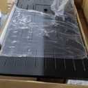 44" Outdoor Propane Fire Pit Table, 48,000 Btu Lp Gas Rectangular Fire Table with Ignition Systems and Lid,Outdoor Firetable with Glass Rocks for Patio Deck Garden Backyard