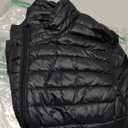 Mens Puffer Vest Windproof Zipper Jackets Stand Collar Lightweight Sleeveless Casual Coats Warm Thick Outwear, L, Black