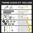 2.4 Timing Chain Kit with Water Pump compatible with GMC Chevy Buick Equinox Malibu Lacrosse Regal Verano Terrain 2.4L 2.2L 2009-2017 replace 9-4201S 90537632 24424758