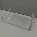 Xcosrack Clear Acrylic Monitor Stand Riser, 3 Shelves Adjustable Dual Monitor Stand with AntiSlip Mat, Premium Desk Organizer for Home Office, Laptops, PCs, Printers, TVs