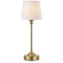 Cordless Table Lamp Rechargeable Gold - 1 Pack Brass 4000mAH Battery Operated Lamp for Decor, 3000K Stepless Dimming Touch Control Wireless Lamp for Bedroom, Dining Table, Counter, Living Room