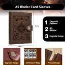 DUROTAN Trading Card Binder for MTG/YGO/PTCG/Game Cards,Holds 240 Cards,Premium Collector Card Album for Standard Cards,Toys Gifts for Kids