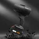 Leaf Blowers- 22x14.5cm Lightweight Snow Blowing Duster | Portable Leaf Blower Cordless with Battery and Charger | Variable Leaf Blower for Grass Lawn Driveway Patio Garden Camping Snow Car Computer (Black)