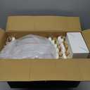 Nervure 350PCS Gold Plastic Plates - Gold Plastic Dinnerware Sets for 50 Guests - 100 Disposable Plates, 150 Silverware, 50 Cups, 50 Napkins for Wedding & Party