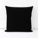2 Pack Pillow Case, 17x17", Black