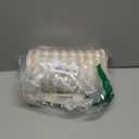 Cute Gingham Picnic Blanket, Waterproof Foldable, in Large 80x60in and Extra Large 80x80in, Portable Compact Beach Blanket, Oversized XL Outdoor Mat (Tan, X-Large)