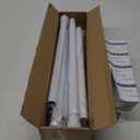 2 Pack Adjustable Tension Curtain Rod 30 to 64 inches, Curtain Rod for Windows Tension Rod No Drill, Spring Tension Curtain Rod for Window, Bathroom, Doorway, White