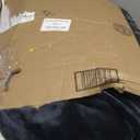 WDCOZY Sherpa Fleece Blankets Fuzzy Thick Warm Throw Blanket Super Soft Reversible Luxurious Fluffy Plush for Sofa Couch Bed Home Decor All Seasons Winter Blankets 90"x90" Charcoal Black