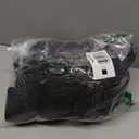 TOPDesign Puffer Tote Bag for Women, Lightweight Puffy Handbag with Compartments, Quilted Shoulder Bag for Work, Travel, Gym (Large, Black)