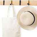 Wooden Wall Mounted Folding Rack, Modern Wall Floating Coat Hook Rack Space-Saving Coat Hanger for Coats, Hats, Scarves, Key (Wooden 6 Hooks)