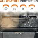 Rear Windshield Compatible with Polaris General 1000 / General 4 1000 / General XP 1000 / General XP 4 1000 2016-2025 Accessories Rear Full Window Back Windscreen Replace for #2881112