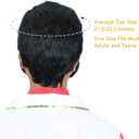4pcs Set 50s 60s Rock Legend Wig for Men Singer Rocker Costume Wig for Cosplay Halloween Party