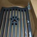Pet Gate, Wooden Free Standing Dog Gate for Small Dogs and Cats. Great Folding Fence for Doorways, Halls, Stairs. Espresso
