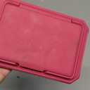 for iPhone 15, iPhone 14, iPhone 13 Wallet Case with Card Holder(4-5 Cards), Slide Camera Cover, Military Grade Drop Protection, Heavy Duty Girly Men Phone Case for iPhone 15/14/13, Hot Pink