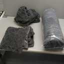 Bedsure Fluffy Flannel Duvet Cover Set for Christmas - Faux Fur Comforter Cover King Size, Dark Grey Warm Plush Bedding for Winter, 3-Piece Set with Zipper Closure (104"x90") and 2 Pillow Shams