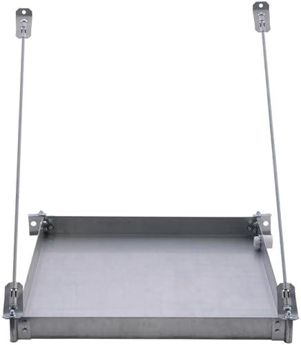 Holdrite 50-SWHP-W Water Heater Platform-Wall Mount PVC Drain, 26-1/2 in, Aluminum