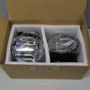 Kiwi Master OEM Style LED Fog Lights for Jeep Gladiator 2018-2025 Jeep Wrangler JL/4xe Willys Sahara Rubicon Accessories Replace # 82215163 Waterproof Bumper Lamps Assembly Kit, Pair