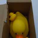 ArtCreativity Jumbo Rubber Ducky Bath Toy - 10 Inch Giant Rubber Duck with 2 Mini Duckies - Classic Large Rubber Duck for Fun-Filled Baths - Bath Toys for Kids Ages 3 and Up