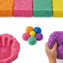 Discovery Zone Squizit Shape & Create Modeling Foam – 12 Pack MessFree Sensory Play Kit, NonToxic & Reusable Foam Beads – Soft, Squishy Craft Toy for Kids’ Creative Learning