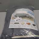 Genina L Shape Couch Cover, Sectional Couch Chaise Covers, Waterproof Washable Sofa Covers for Left L Shape Chaise Lounge, Anti-Slip Sofa Slipcovers for Dogs Cats Pet Friendly(Dark Grey)