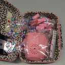 Kids Nail Polish Set for Girls Toys, Washable Quick-Dry Toddler Nail Art Kit with Air Cooling Dryer and Cosmetic Case, Christmas or Birthday Gifts for Girls Ages 3 4 5 6 7 9 10 11 12-Pink