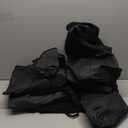 Seat Covers Leather Universal FIT Piping Cobertores para Asientos de Carro Sets Breathable Two Interior Covers for suvs Van Trucks Airbag Compatible(Black)