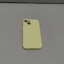 LOVE 3000 Designed for iPhone 14 Case, Premium Silicone with [Soft Anti-Scratch Microfiber Lining] Shockproof Protective Phone Case for Men Women Girls 6.1", Creamy Yellow