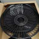 Lasko Oscillating Cyclone Pedestal Fan, Adjustable Height, Timer, Remote Control, 3 Speeds, for Bedroom, Living Room, Home Office, 18", Black, 1843