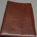 Extra Large Bible Cover Case for Men Women, Mens Bible Covers Cases Leather Bible Cover Carrying Case for Women Men with Handle Zippered Bible Book Cover Holder Bag Case (Brown, XL)