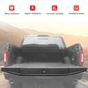 Tailgate Cover Molding Trim for Ford F150 15-20, Combined Tailgate Step Center Flexible Flex Step Protector Cap Top Trim for Ford F150 2015-2020 Accessories, Replace #FO1904135#FL3Z9940602B