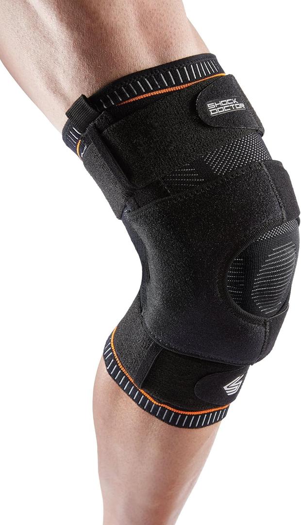 Shock Doctor Ultra Knit Knee Support, Knee Brace for Preventing & Healing Patella Instability, Meniscus Injuries, Minor Ligament Sprains & Hyperextension, for Men & Women, Sold as Single Unit (1) (XLARGE)