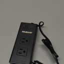 300W Car Voltage Converter Inverter DC 12V to AC 110V Ports Fast Charging Car Charger with Cigarette Lighter Plug with 2 Sockets and 4 USB for Business Trips and Vacation