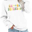 MOUSYA Kindness Heart Sweatshirt Love Heart Graphic Tees Inspirational Sweatshirt Be Kind Tops (White, S)