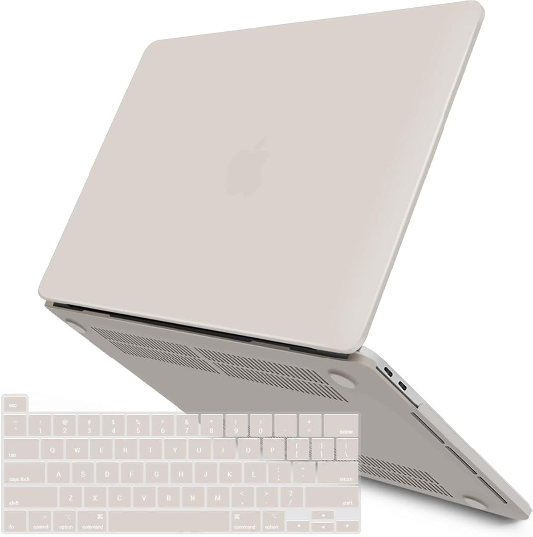 IBENZER Compatible with MacBook Pro 14 Inch Case 2026 2025 2024 2023 2022 M5 M4 M3 M2 M1 A3434 A3112 A3185 A3401 A2918 A2992 A2779 A2442 Mac Pro/Max,HardShellCase&KeyboardCover,RockyGray,T14RKGY+1