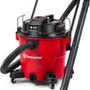 Vacmaster 16-Gallon 6.5 Peak HP Wet/Dry Vacuum VJH1612PF 1101, Red