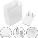 Fake Charger Plug For Diversion Phone Charger Secret Hiding Diversion Case Safe Hidden Compartment Secrets Box for Keys Cash Valuables Jewelry (White)