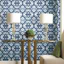RoomMates Waverly RMK11866RL Tipton Peel and Stick Wallpaper, 18 in x 18.86 ft