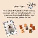 Bocce's Bakery Oven Baked Say Moo Treats for Dogs, Wheat-Free Everyday Dog Treats, Made with Real Ingredients, Baked in The USA, Natural Soft & Chewy Cookies, Beef & Cheddar Recipe, 6 oz (EXP 07/09/26)