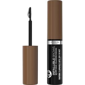 L'Oreal Paris Infallible Volumizing 24H Wear Brow Mascara, Long Lasting Eyebrow Makeup for 2X Fuller Eyebrows, 6.0 Light Brunette, 0.13 Fl Oz
