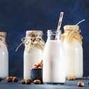 QAPPDA 12 oz Glass Bottles, Glass Milk Bottles with Lids, Vintage Breakfast Shake Container, Vintage Drinking Bottle with Chalkboard Labels and Pen for Party,Kids,Set of 20