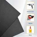 Frienda 1 Pack 36" X 96" X 1mm ABS Black Plastic Sheet Two Sided Textured Thick DIY Materials Flexible Moldable Plastic Panel for DIY Home Decor, Automotive, Industrial, Handcrafts