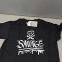 Savage Skull Print Graffiti T-Shirt T-Shirt. M Size