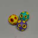 SCHITEC Dog Balls with Bell Sound, [3 Pack] Rubber Bouncy Fetch Ball for Puppies Small Dogs, 2” Interactive Pet Chew Toys