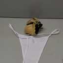 Closecret Cotton G-string, Women Panties Simple Thongs Lightweight Multi-Pack G-string&T-back, Size L/X