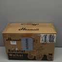 Rollator Walker for Seniors, Lightweight Foldable All Terrain Rolling Walker with seat, Aluminum Walkers with 10 inch Rubber Wheels, Handles and Backrest for Seniors and Adult (Red)