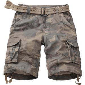 TRGPSG Women's Hiking Shorts, Bermuda Cargo Shorts 8069 C34 Camo, 8